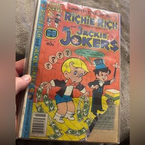 Richie Rich The Poor Little Rich Boy and Jackie Jokers #38 1980 comic book